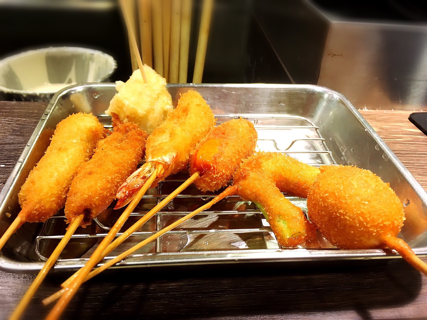 花金は新大阪駅新幹線改札内で串カツ だるま 新大阪駅なか店 淡路島ライフ 釣り グルメ